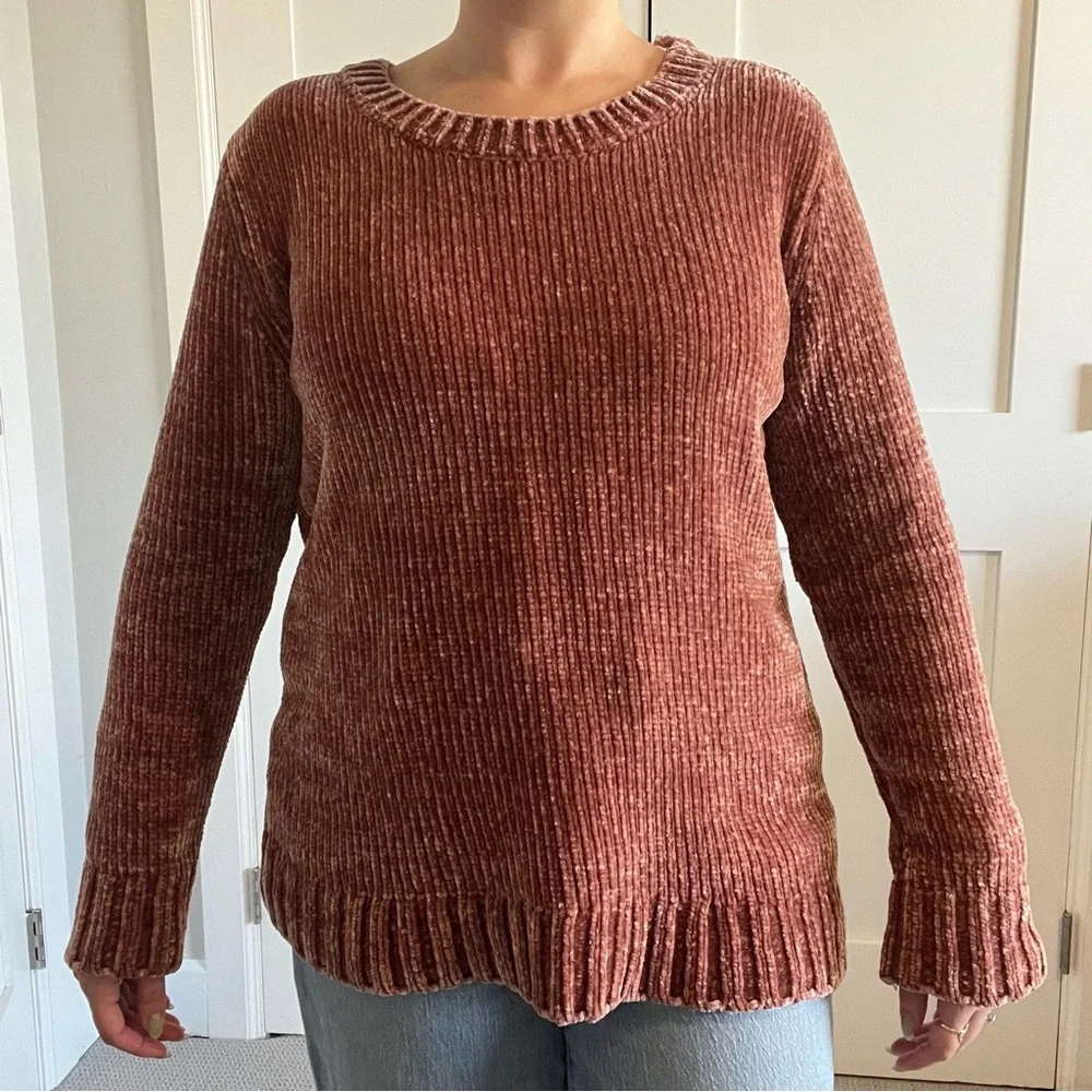 Orvis Women's Chenille Sweater - Dusty Pink - Large